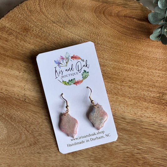 Coral Beach - Diamond dangles