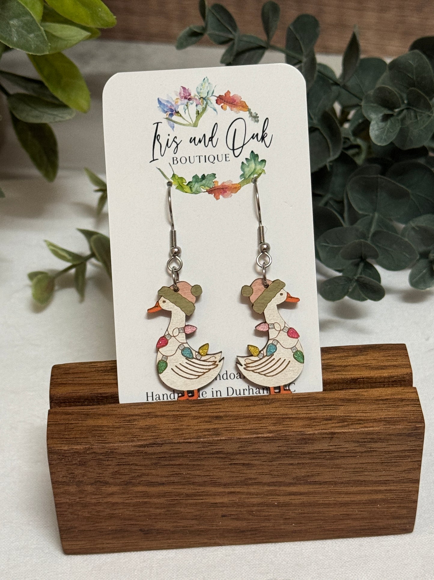 Holiday Goose Dangles