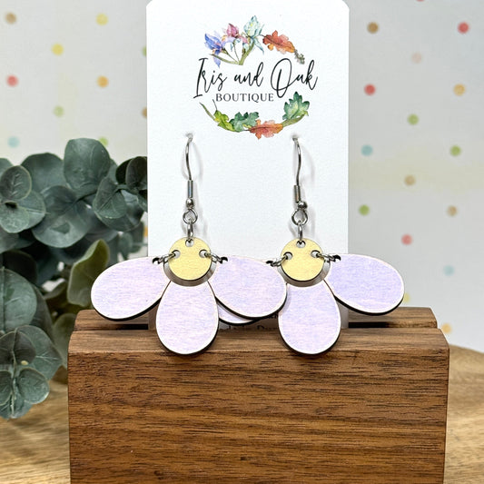 Half Daisy Dangles