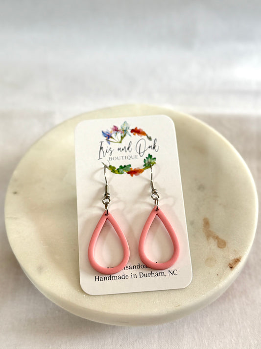 Neutral Open Teardrops (multiple colors)