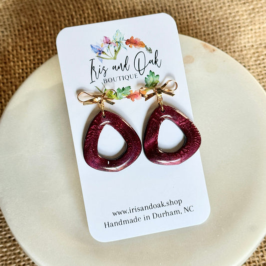 Ruby Red Triangles