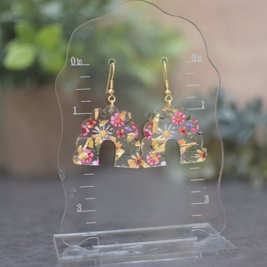 Golden Floral - Scalloped Arch