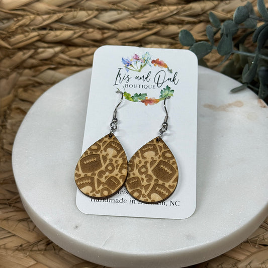 Football Leopard Dangles