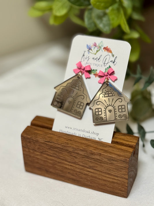 Gingerbread House Dangles
