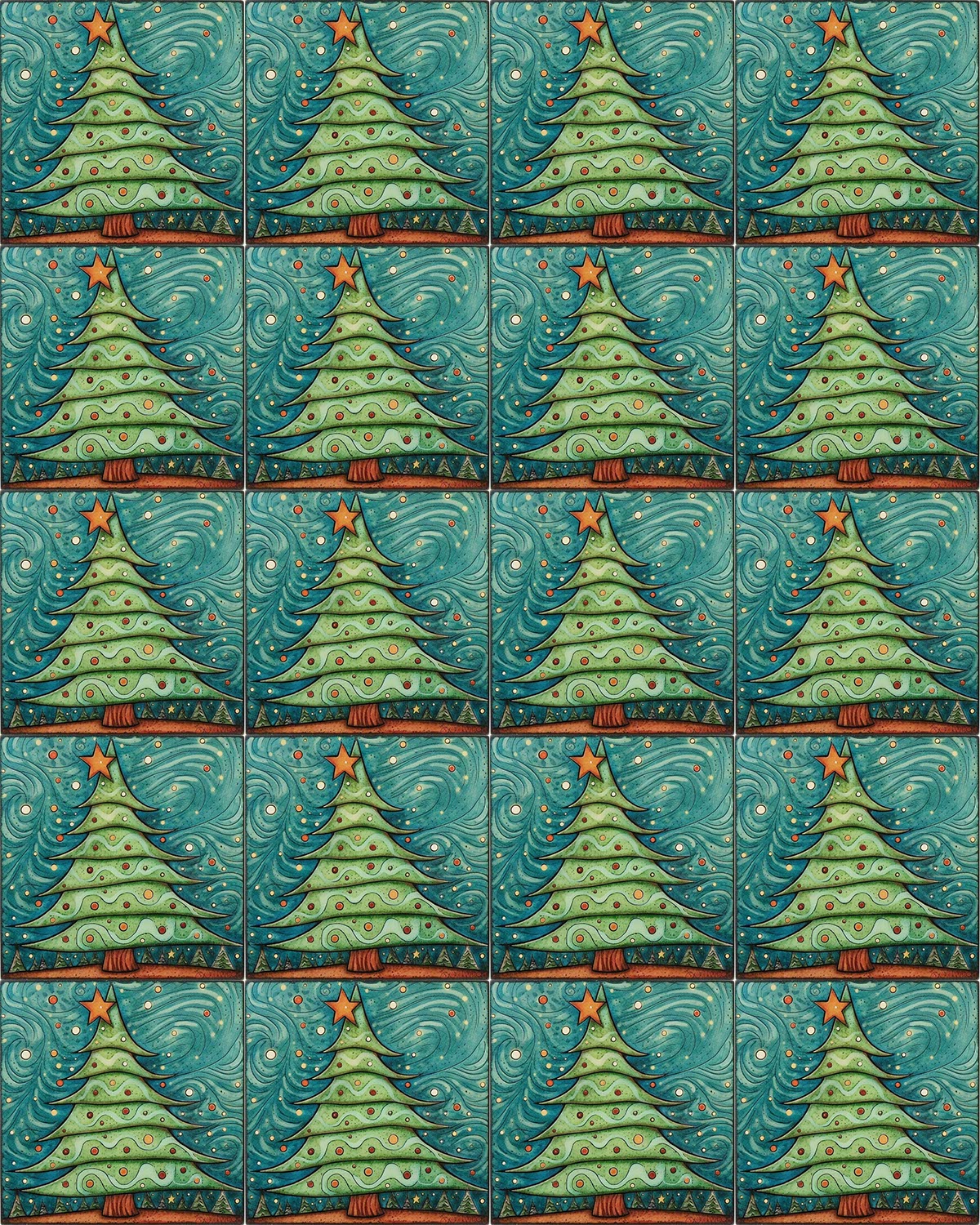 Christmas 124 Transfer Paper