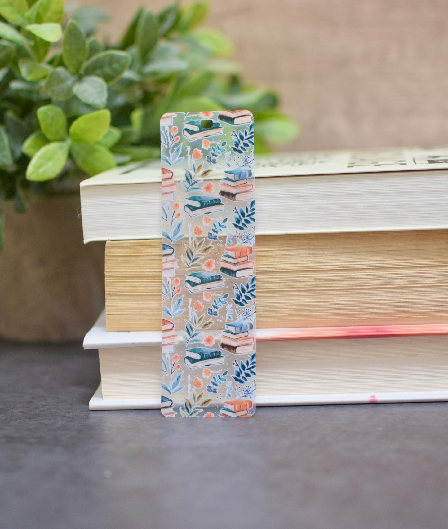 Book Stack Bookmark
