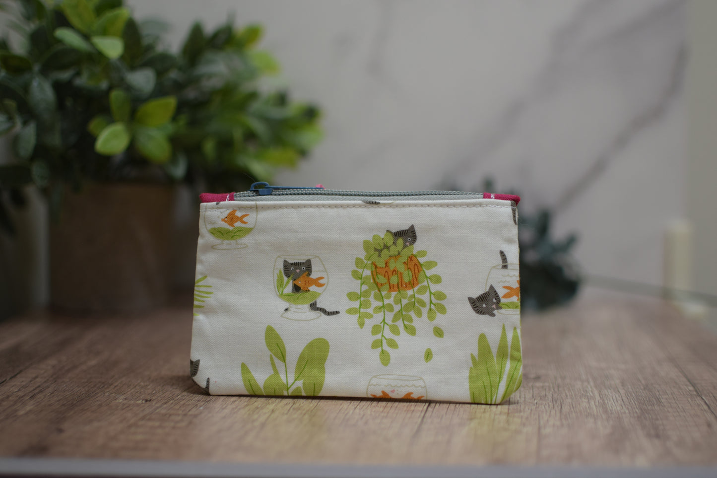 Cat Plants Mini Pouch