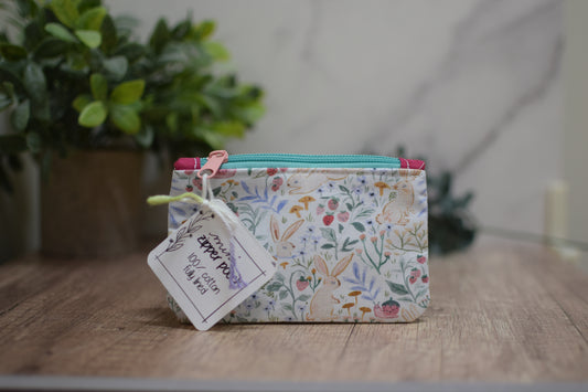 Bunny Floral Mini Pouch