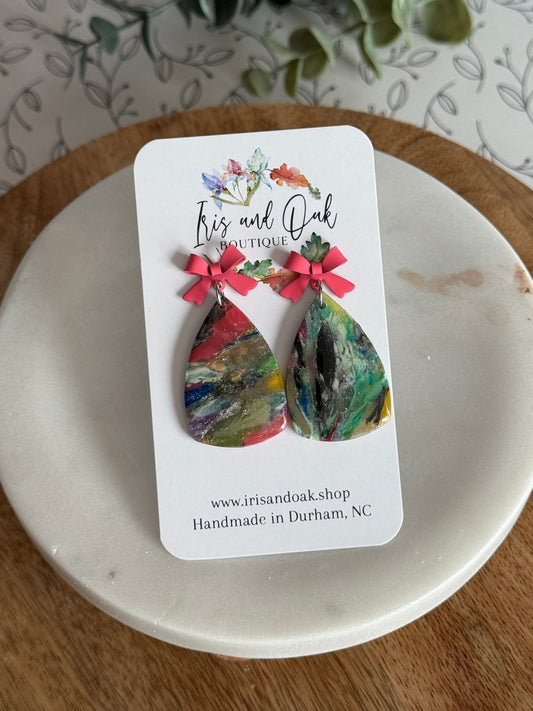 One of a Kind - Teardrop with Bows