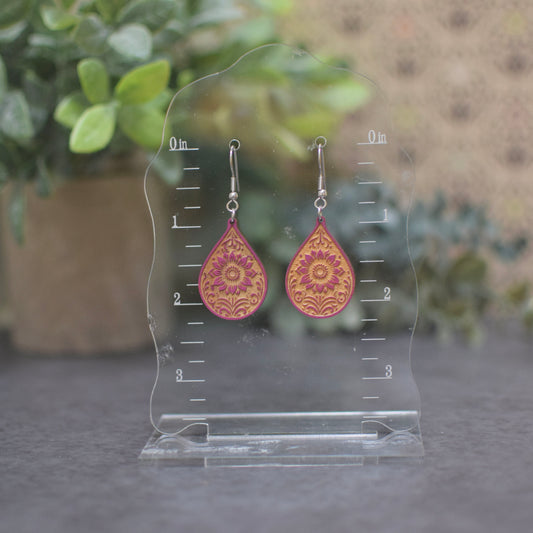 Sunflower Color Burst Dangles (choose color)