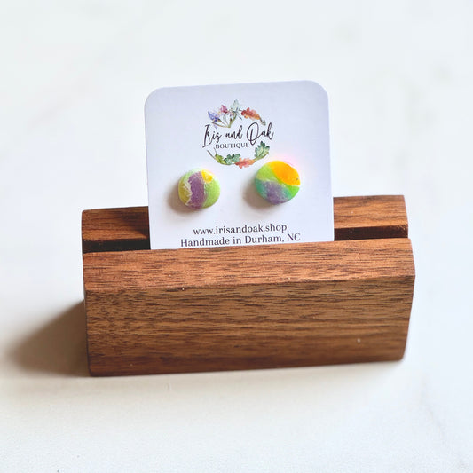 Rainbow Studs - Circles