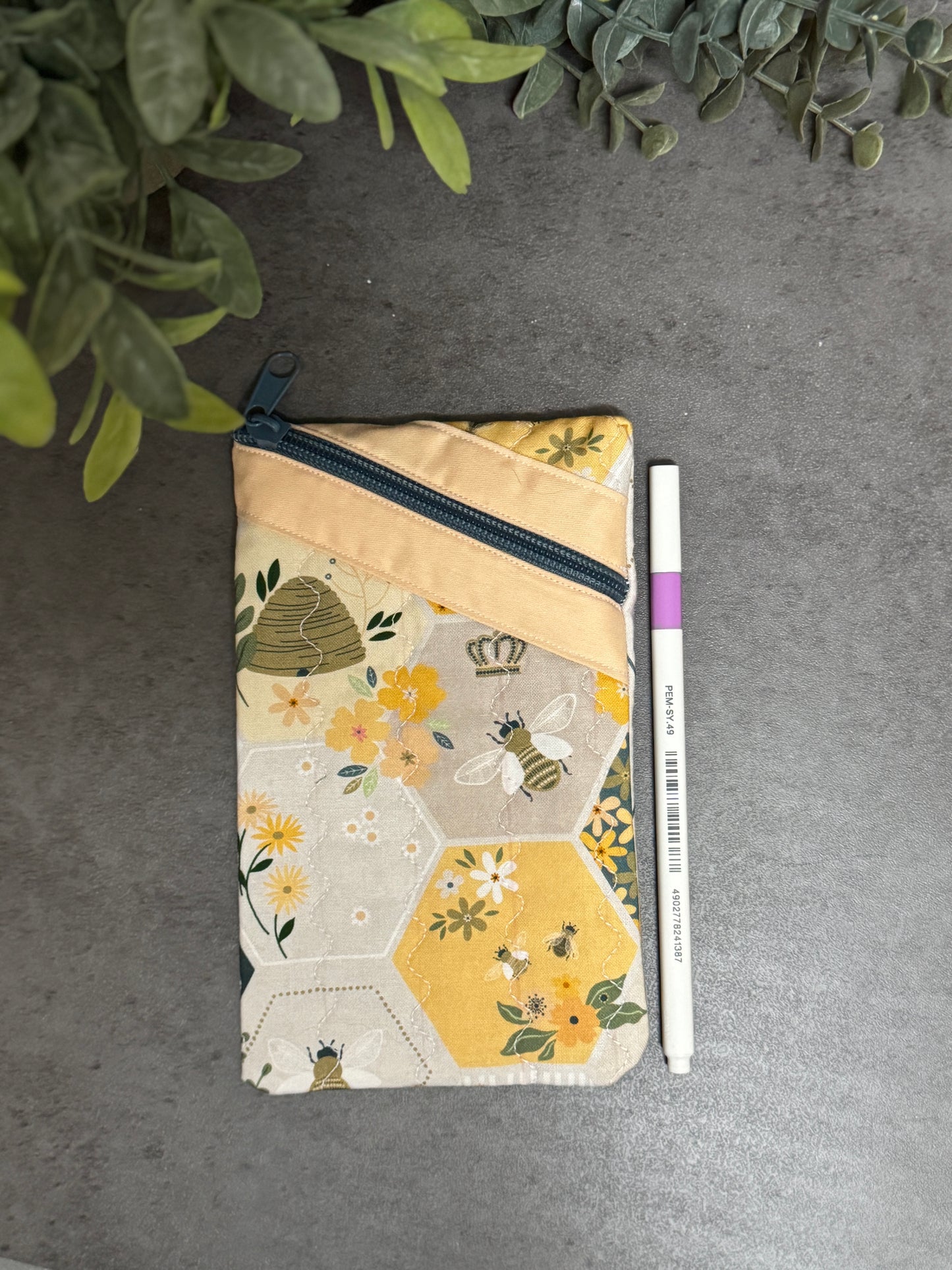 White and Orange Floral