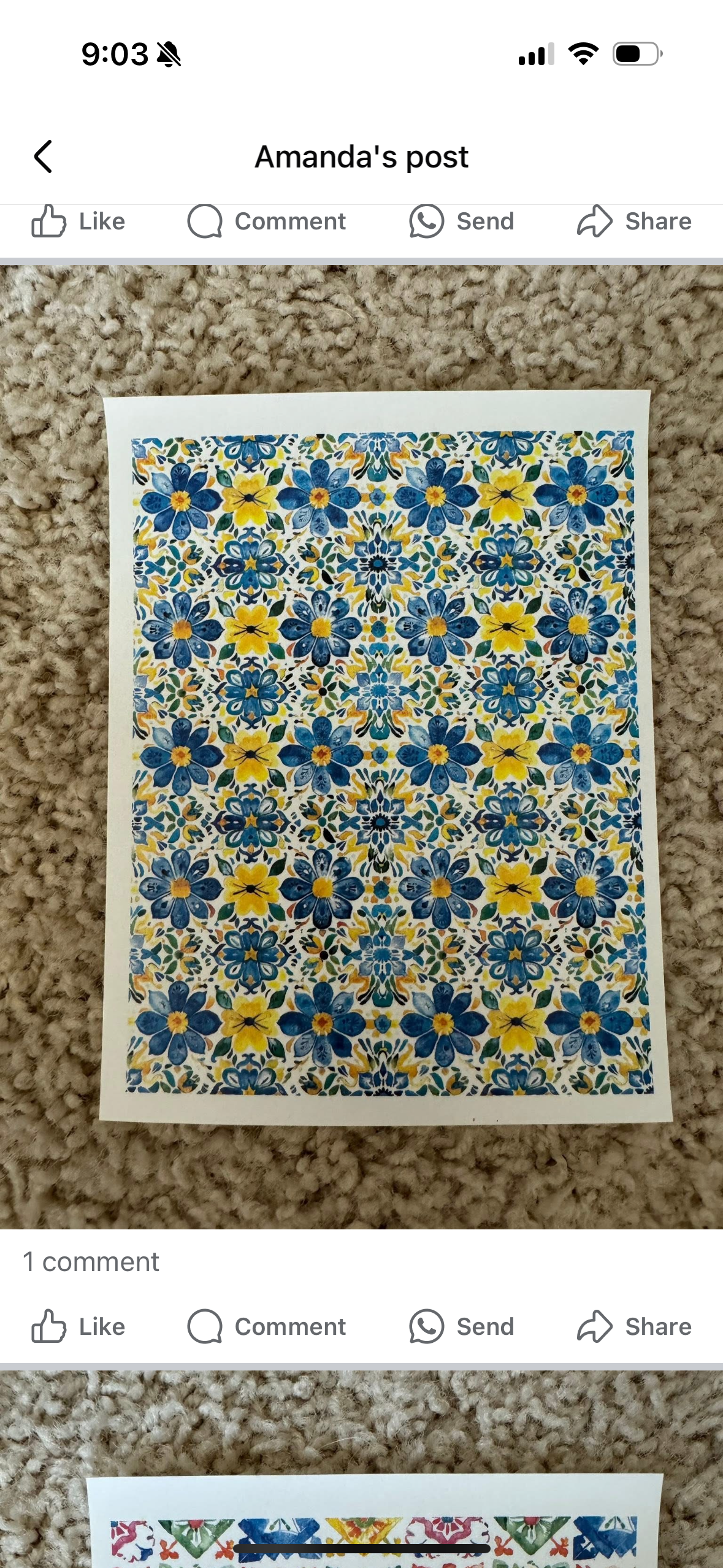 Transfer paper destash for Lynn