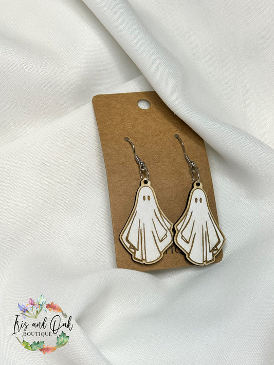 Sheet Ghost Wood Dangles