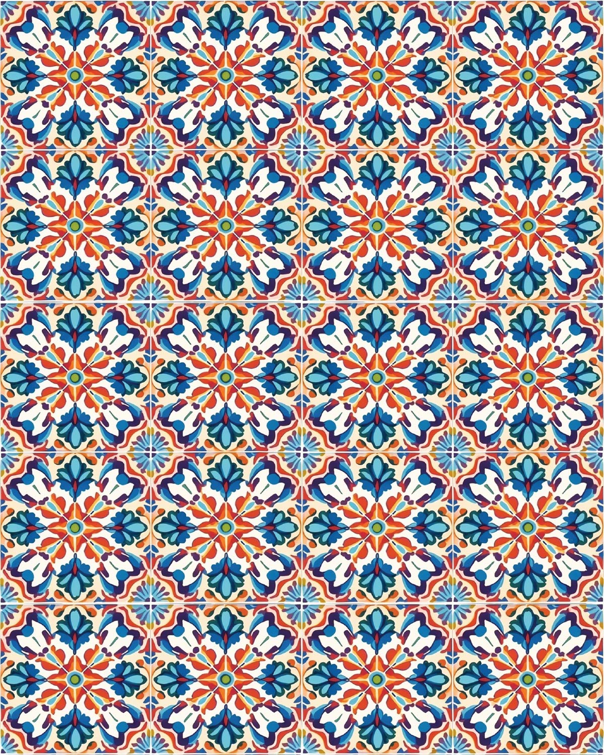 Mosaic Tile 13 Transfer Paper