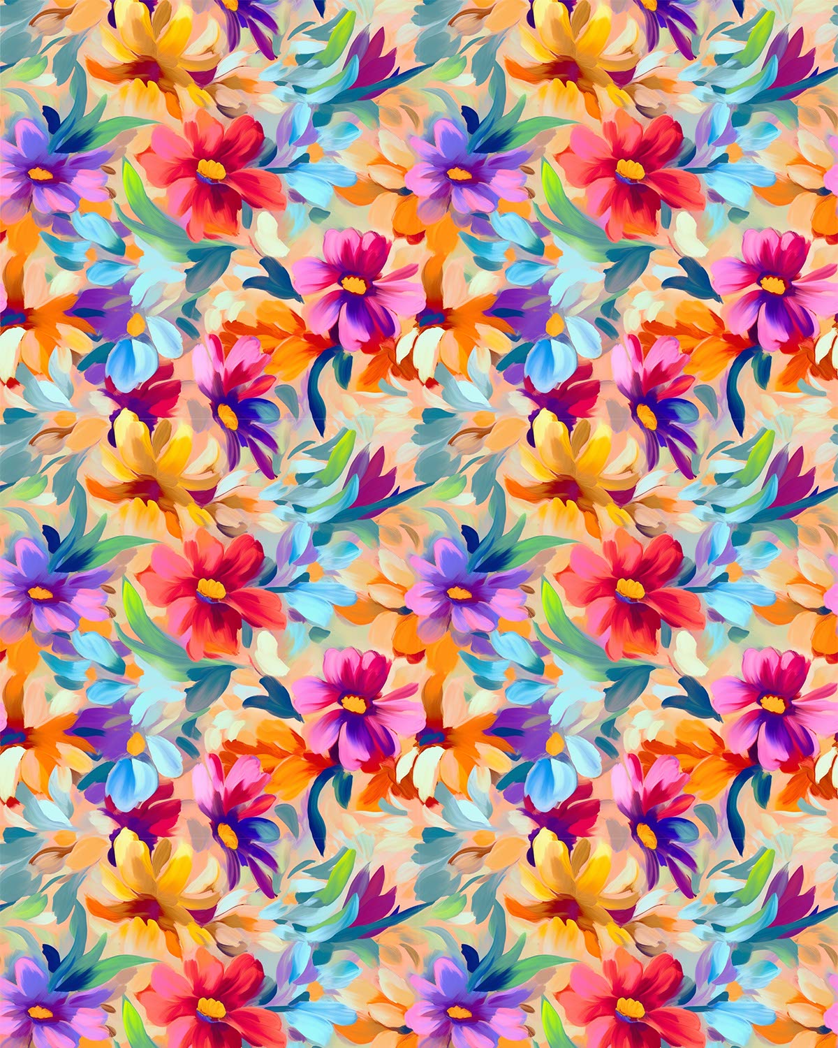Watercolor Flowers 100 Transfer Paper