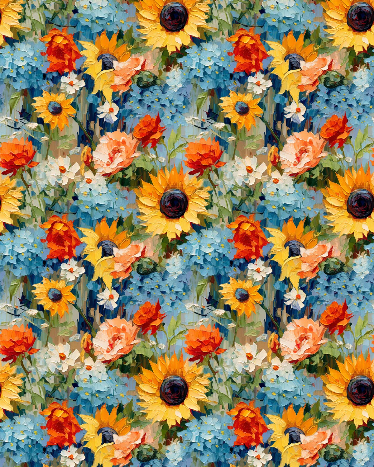 Watercolor Flowers 103 Transfer Paper