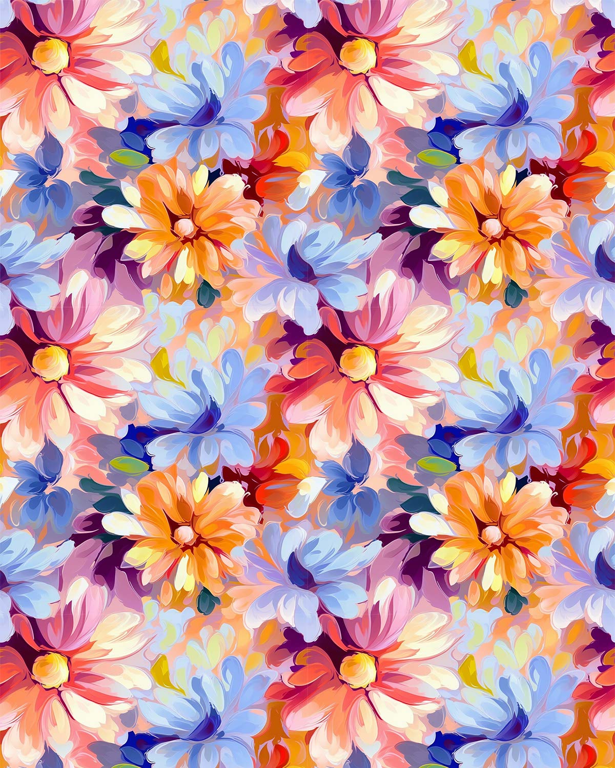 Watercolor Flowers 107 Transfer Paper