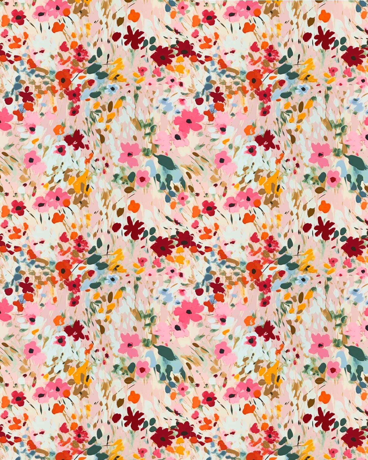 Watercolor Flowers 119 Transfer Paper