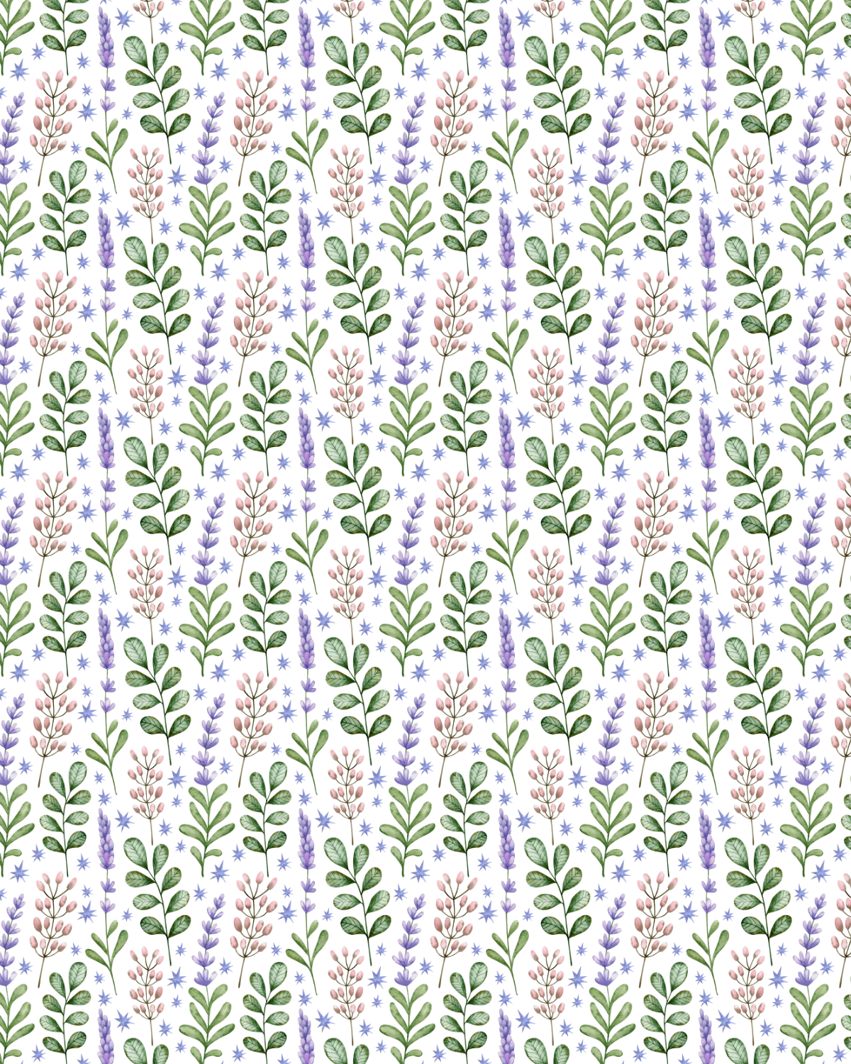 Watercolor Flowers 126 Transfer Paper