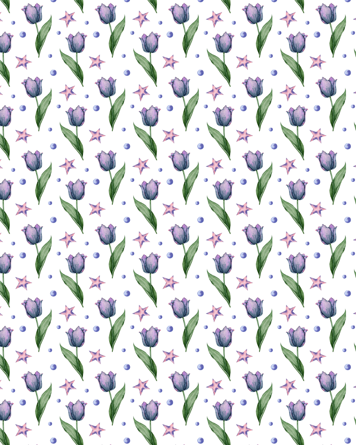 Watercolor Flowers 127 Transfer Paper
