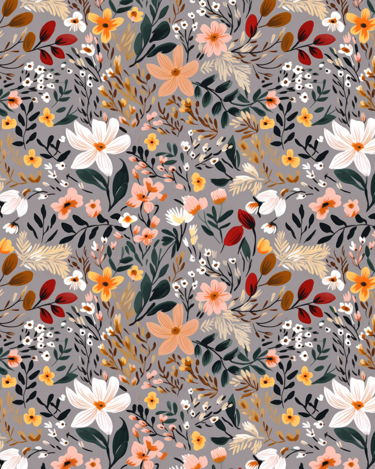 Watercolor Flowers 136 Transfer Paper
