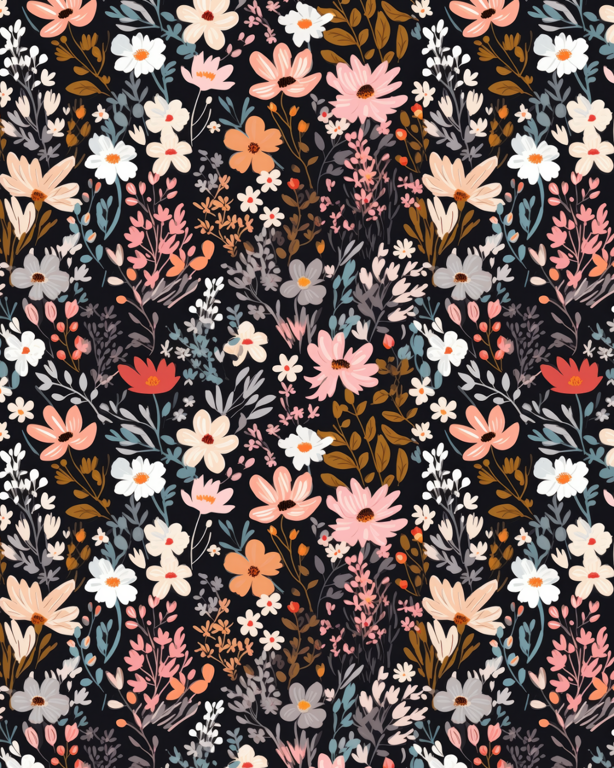 Watercolor Flowers 138 Transfer Paper