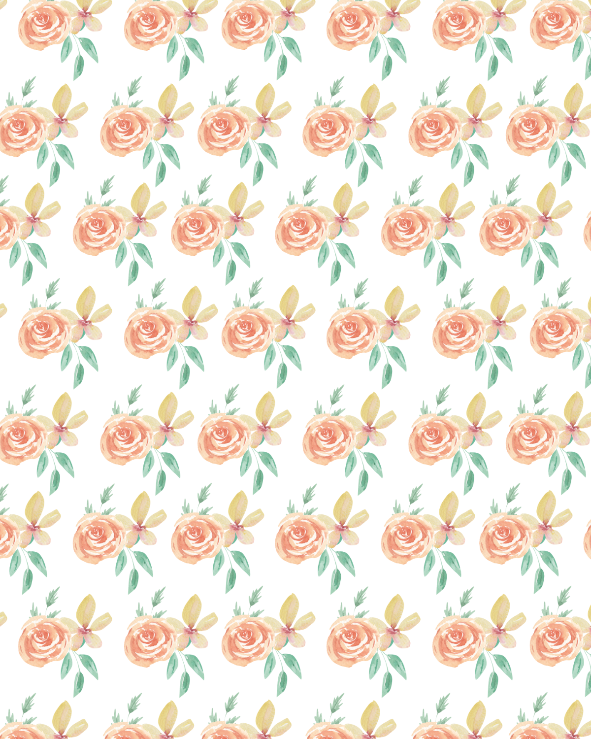 Watercolor Flowers 200 Transfer Paper