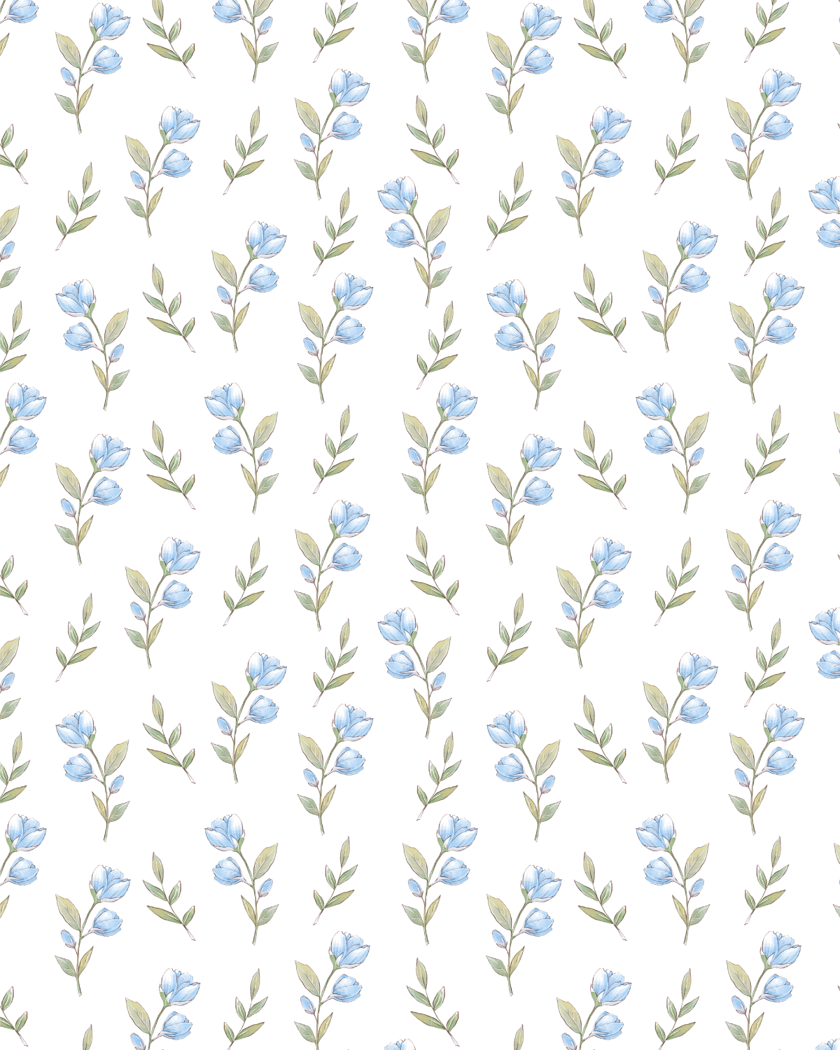 Watercolor Flowers 226 Transfer Paper