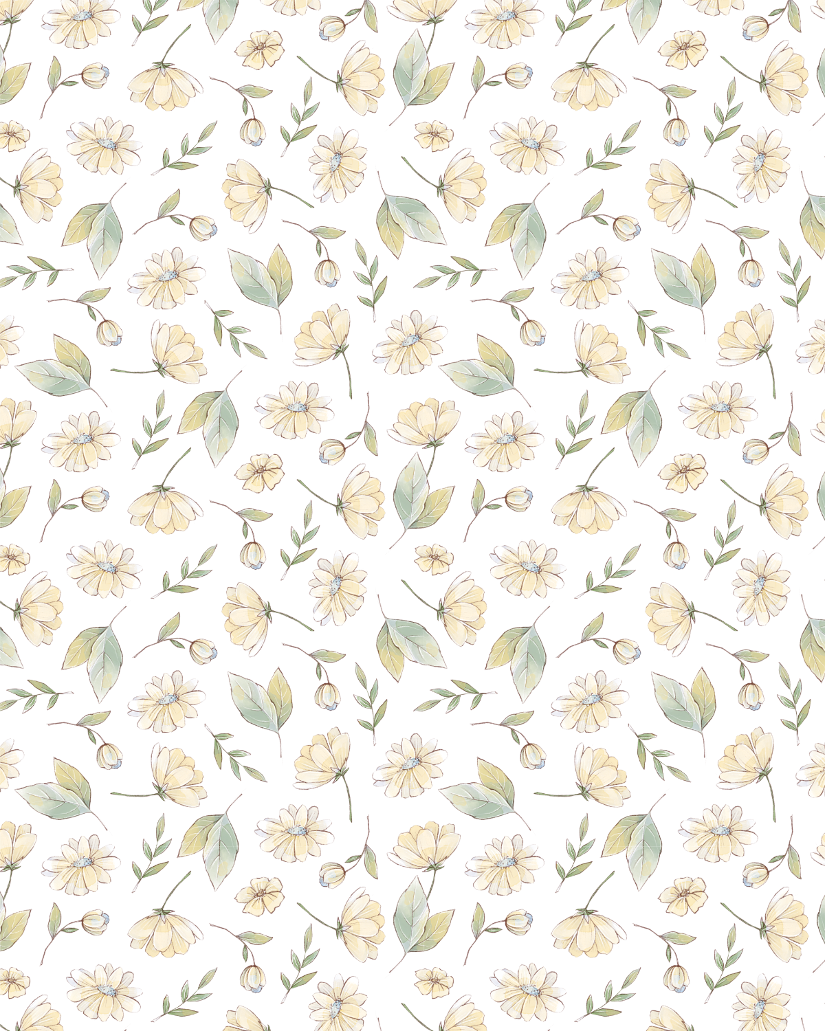 Watercolor Flowers 227 Transfer Paper
