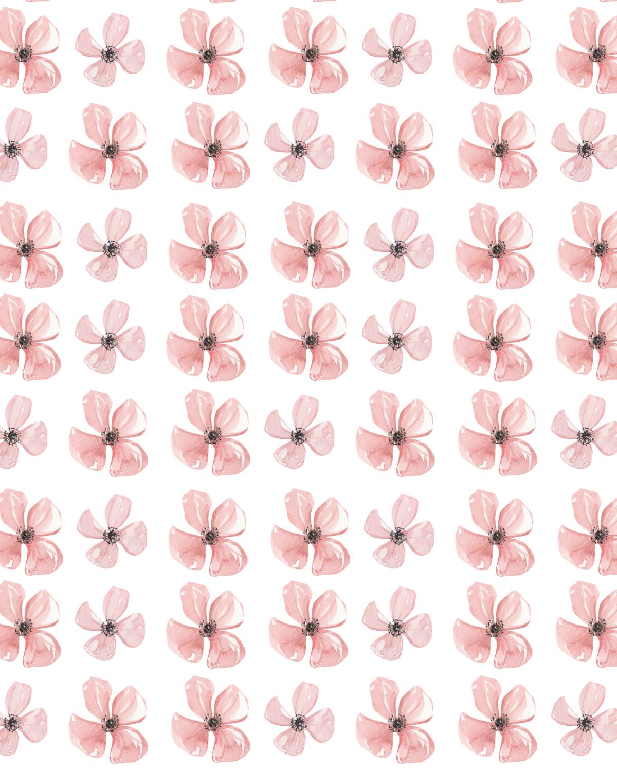 Watercolor Flowers 270 Transfer Paper