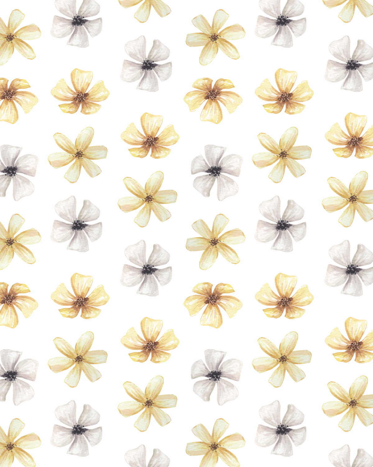 Watercolor Flowers 280 Transfer Paper