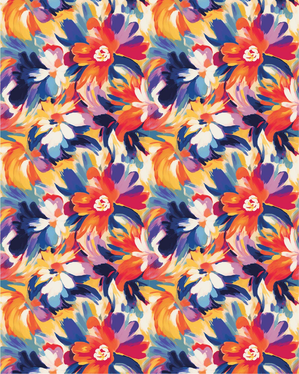 Watercolor Flowers 070 Transfer Paper