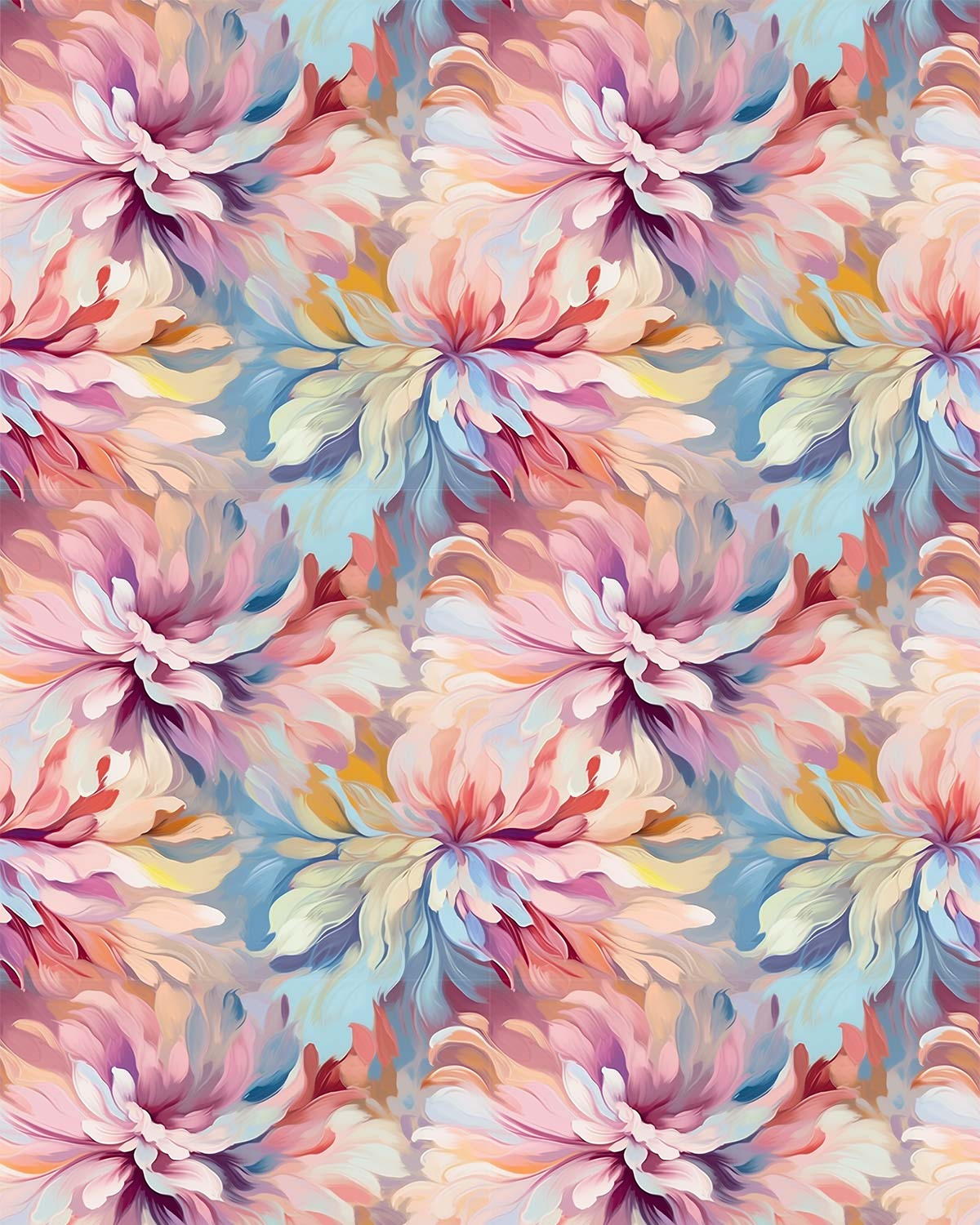 Watercolor Flowers 099 Transfer Paper