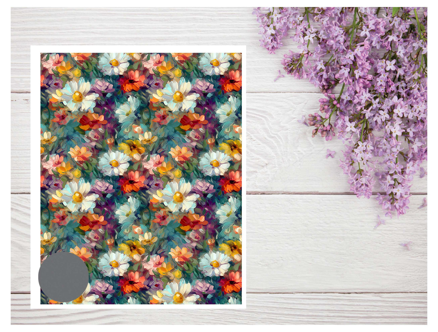 Watercolor Flowers 110 Transfer Paper