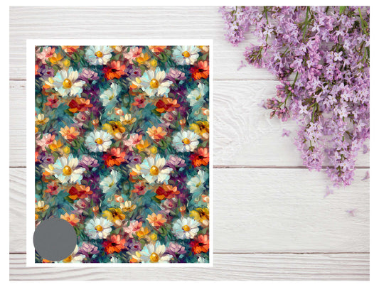 Watercolor Flowers 110 Transfer Paper