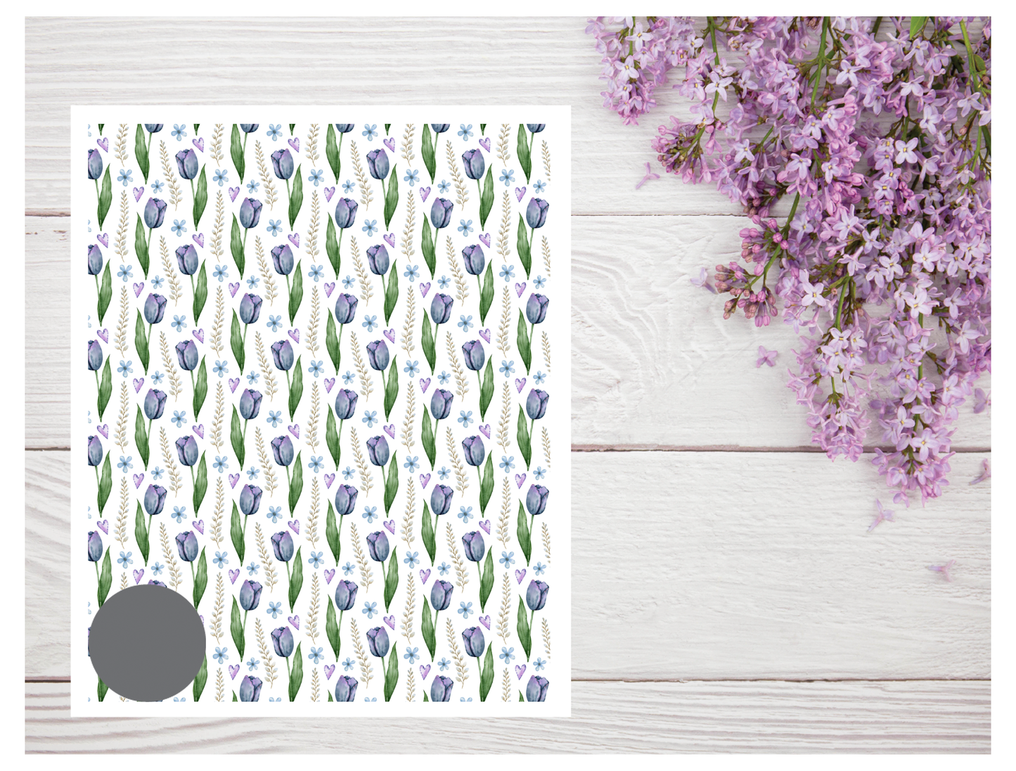 Watercolor Flowers 131 Transfer Paper