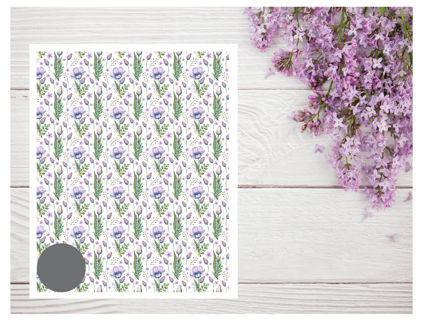 Watercolor Flowers 132 Transfer Paper