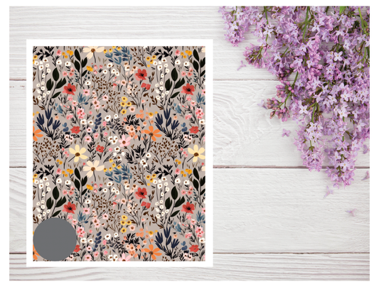 Watercolor Flowers 134 Transfer Paper