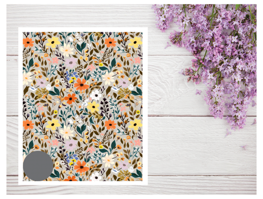 Watercolor Flowers 137 Transfer Paper