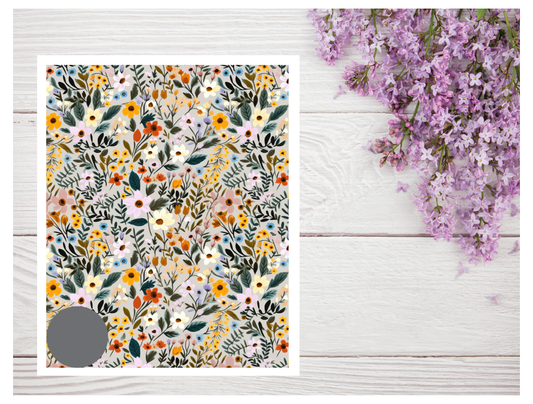 Watercolor Flowers 140 Transfer Paper