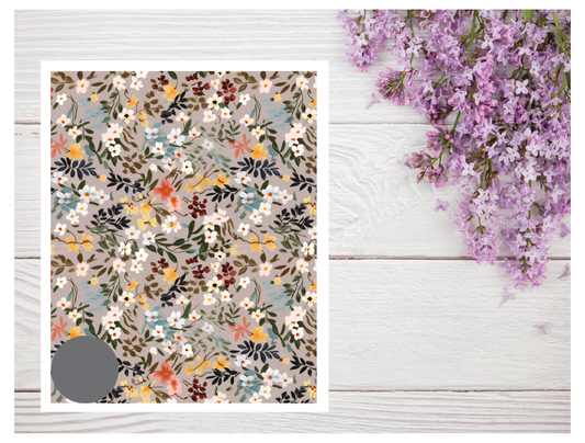 Watercolor Flowers 146 Transfer Paper