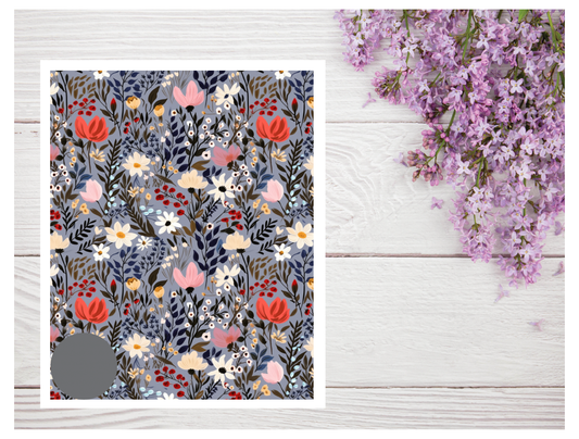 Watercolor Flowers 152 Transfer Paper