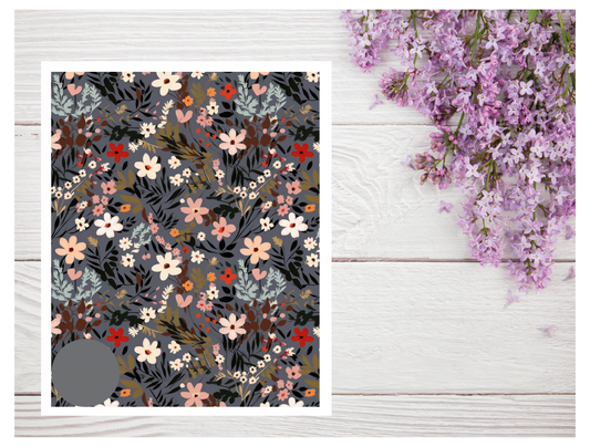 Watercolor Flowers 158 Transfer Paper