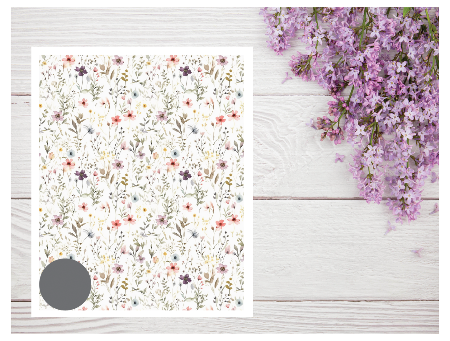 Watercolor Flowers 164 Transfer Paper