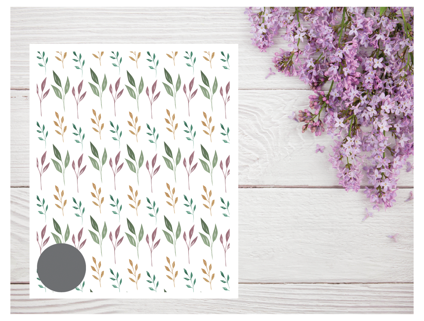 Watercolor Flowers 184 Transfer Paper