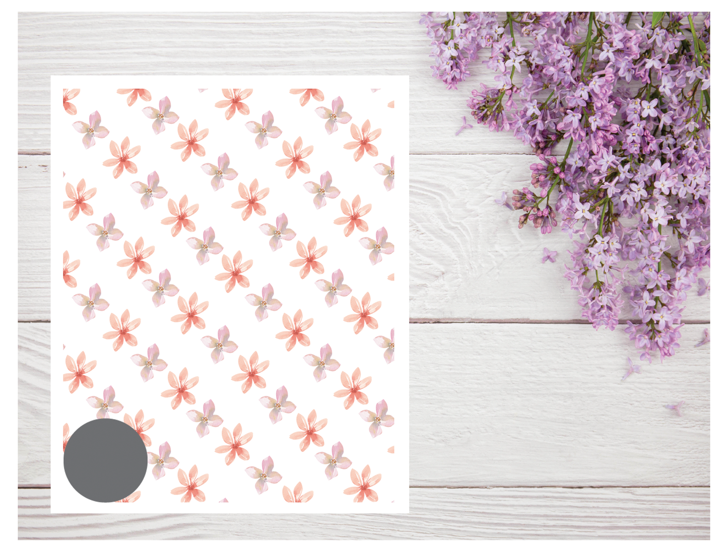 Watercolor Flowers 194 Transfer Paper