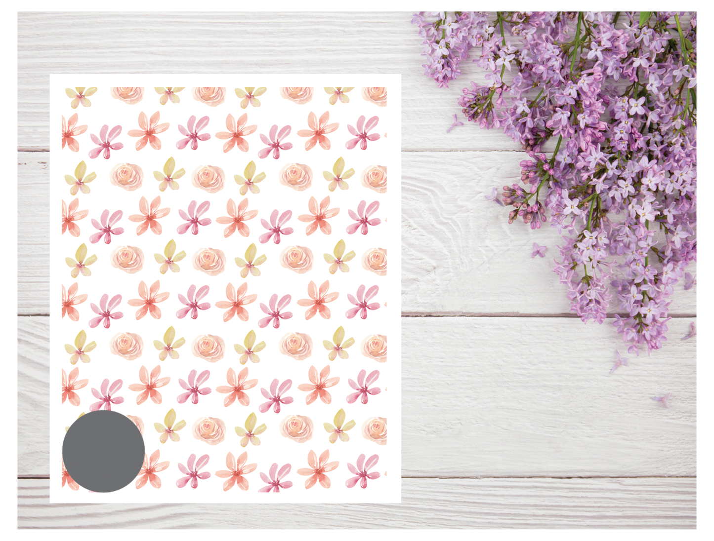 Watercolor Flowers 201 Transfer Paper