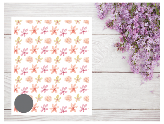 Watercolor Flowers 201 Transfer Paper