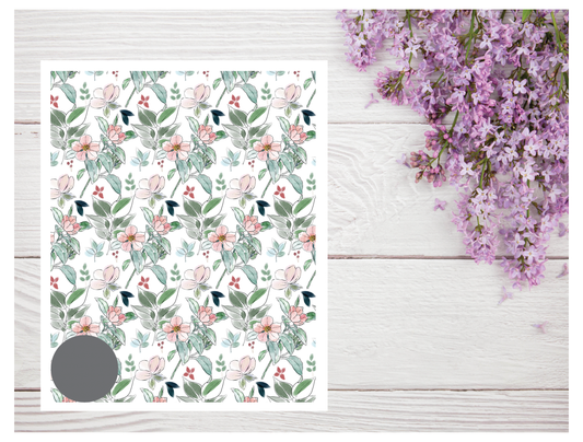 Watercolor Flowers 215 Transfer Paper